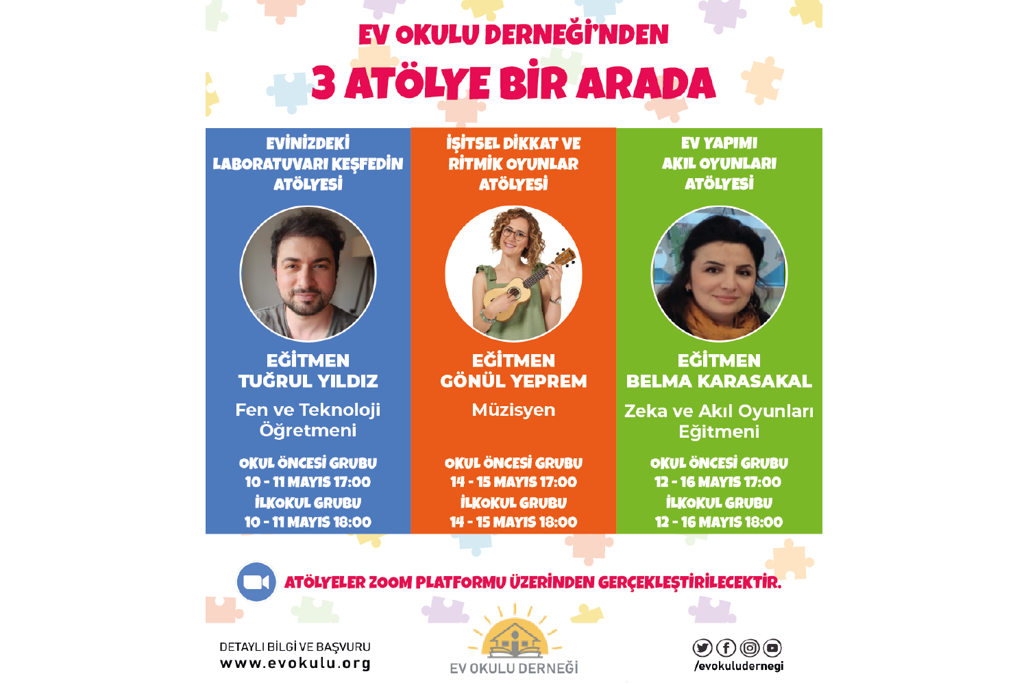 Ev Okulu Derneği�nden 3 Atölye Bir Arada İlkokul Ev Okulu Shop Ev